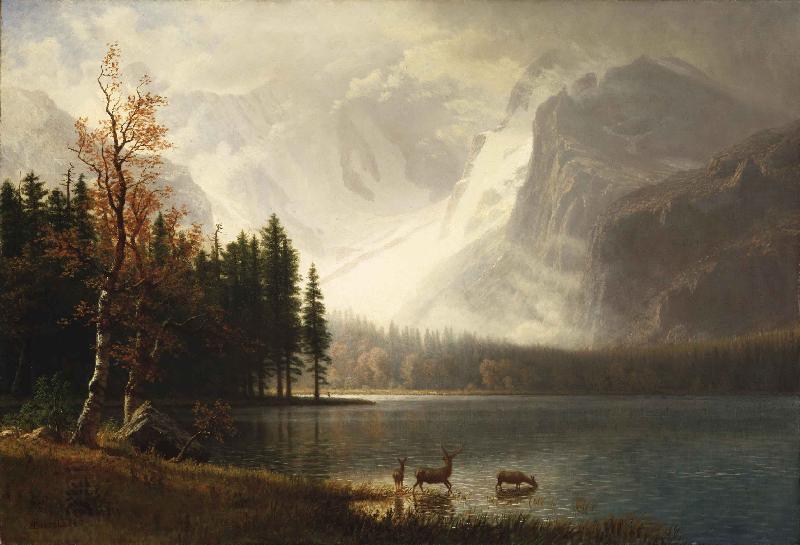 Albert Bierstadt Estes Park oil painting picture